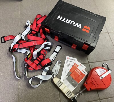 Würth HSG HK BFD Höhensicherungsgerät + Auffanggurt Profi III Sicherheitsgurt 01