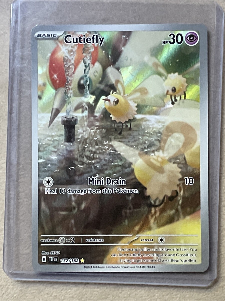 Cutiefly 172/162 Temporal Forces Illustration Rare Pokmon TCG | eBay Cutiefly 172/162 Temporal Forces Illustration Rare Pokmon TCG | eBay
