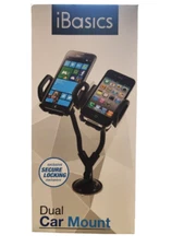 Dual Car Phone / Device Mount Holder Dashboard,Adjustable Phone