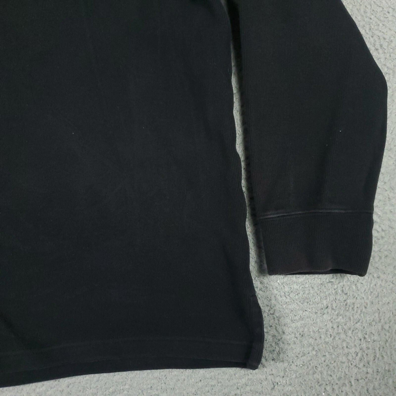 Maglione Ralph Lauren uomo XL nero pony casual 1 4 zip pullover felpa