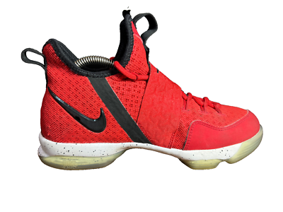 Nike Lebron XIV 14 University Red Lace Up Basketball Sneakers Size US 11 YOUTH Sz 5Y ~ Nike™ Lebron XIV GS  main image 3
