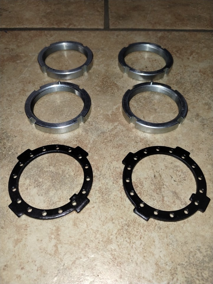 Dana 60 Spindle Nut Kit Chevy Ford GMC Dodge Dana 50 4 Nuts 2 Washer