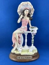 The Crosa Collection Lady w/ Umbrella Sculpture Statue Figurines Granny Core