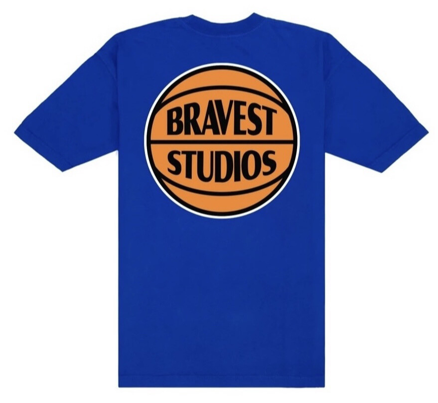 ? Bravest Studios New York like Supreme Tee Shirt Pop Smoke Blue 