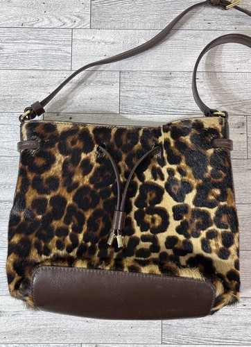 Ralph Lauren Leopard Debby Drawstring Bag Retail $398 - Picture 6 of 9