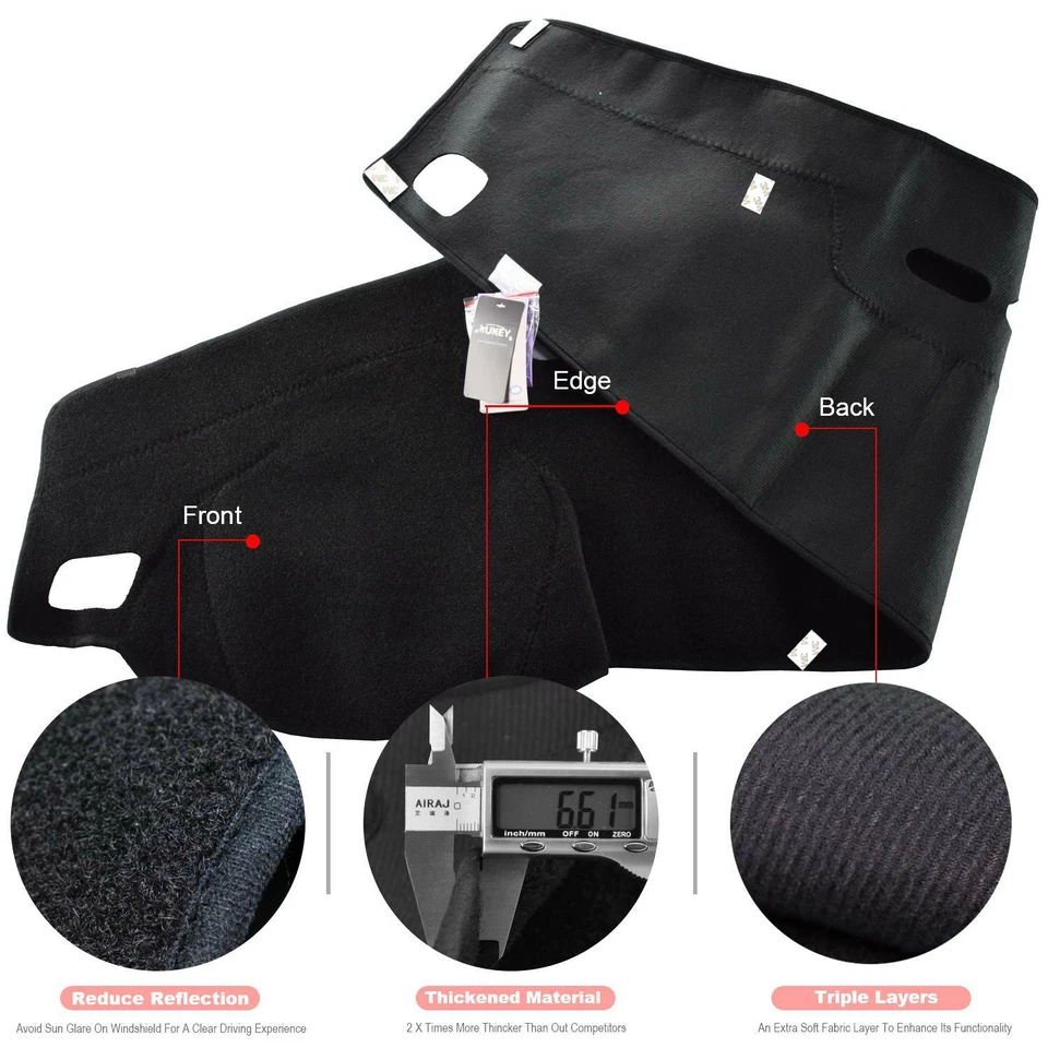 For Land Rover LR3 Range Rover Sport Dash Cover Mat Dashmat 2006-2007 2008 2009 Foto 3 de 4