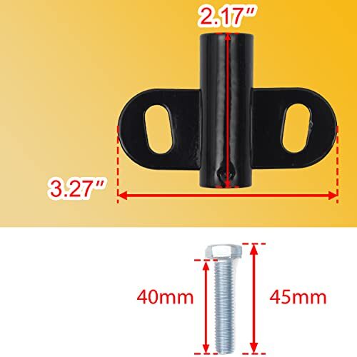 Wheelbarrow Axle Bracket Set 4 Pack Compatible with 5/8 Inch Axles Complete eBay