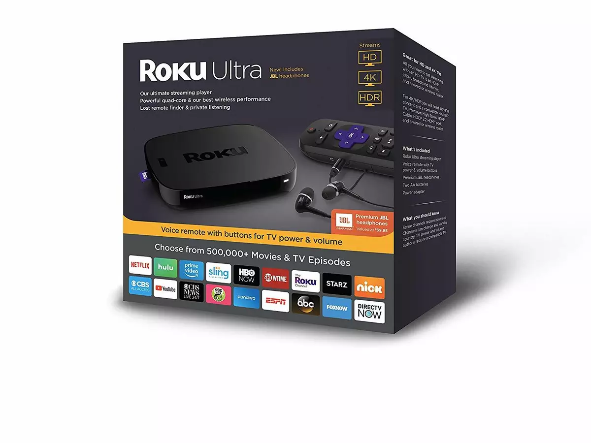 Roku Premiere  4K/HDR Streaming Media Player with Premium High