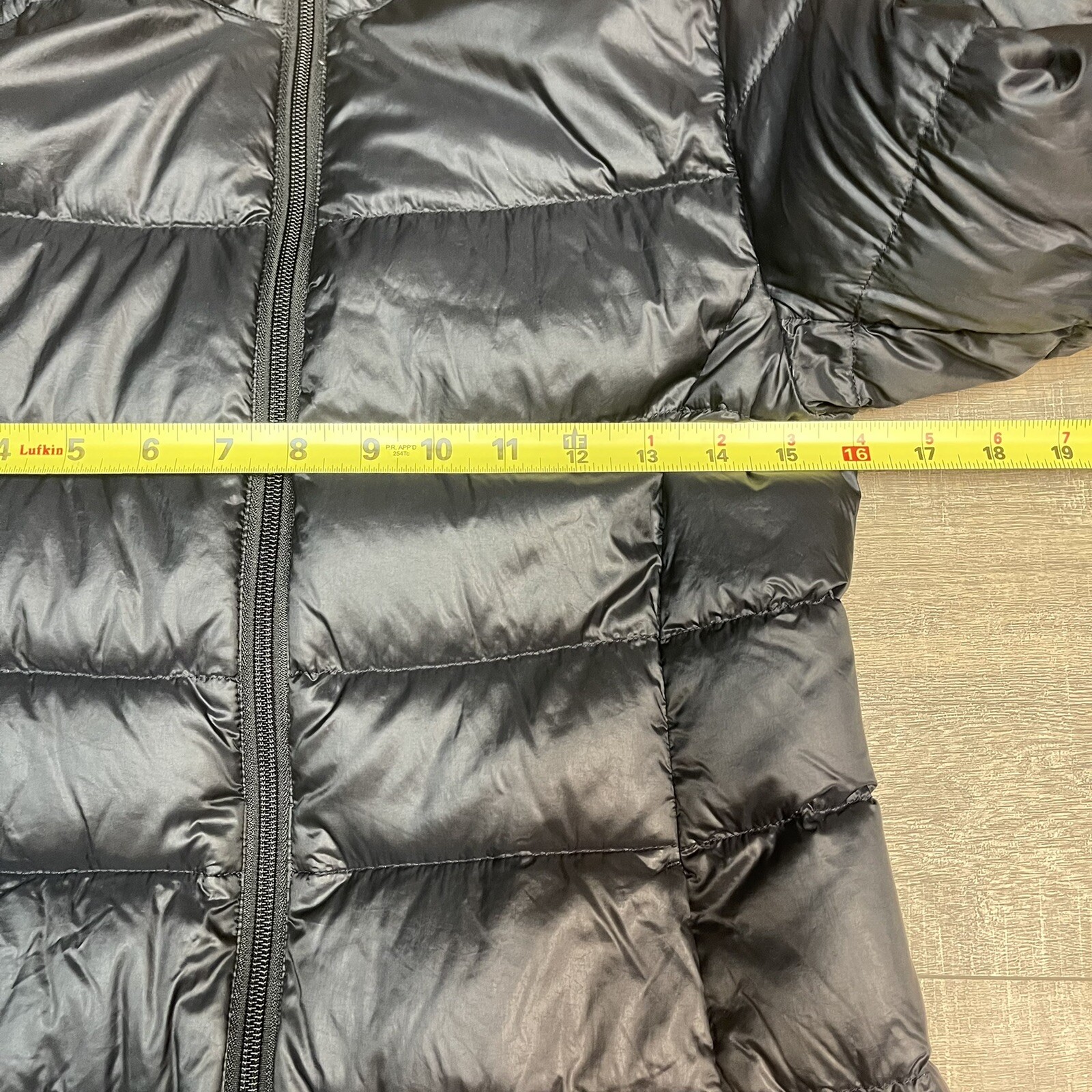 Womens Uniqlo Packable Ultra Light Down Puffer Long H… Gem