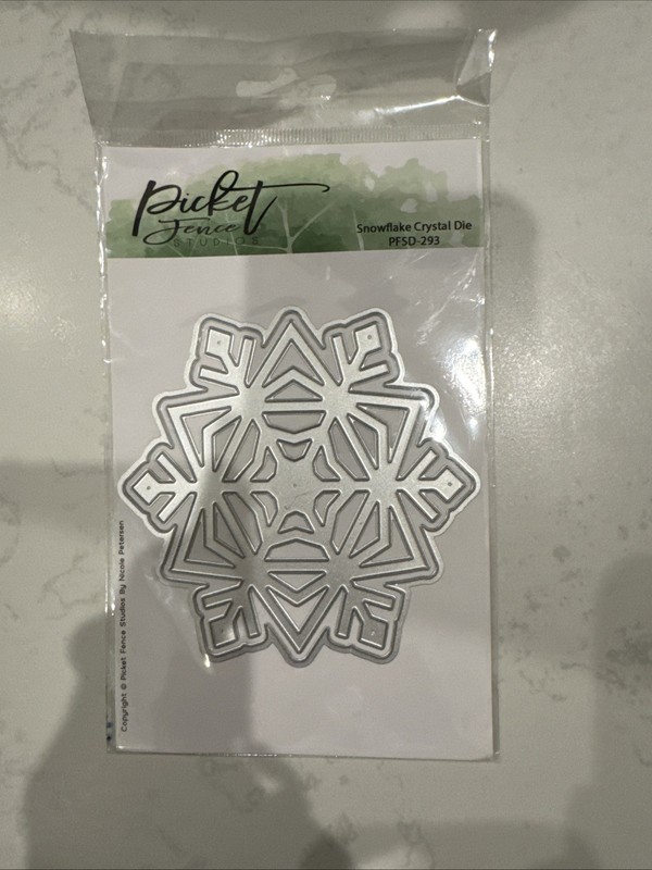Picket Fence Snowflake Crystal Die PFSD