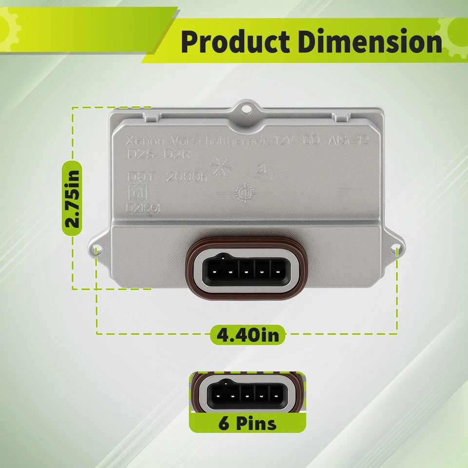 New HID Xenon Ballast & Igniter&D2S Bulb For Mercedes-Benz CLS550 CLS63 AMG R350 - Image 2 of 4