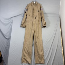 RPS Rigwear FR Coveralls Mens 40 Tall Khaki NFPA 2112 Arc Rated 9.1 ATPV Safety