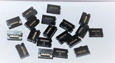 10Pack 20 Pack 1.27mm 0.05 Pitch Mini Dual Rows IDC FC Femal Size: FC-10P-20PK
