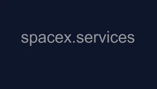 WEBSITE URL DOMAIN NAME "SPACEX.SERVICES" FOR SALE