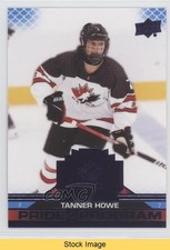 2022 Team Canada Juniors Pride of the Program Blue Tanner Howe #84 READ z6b
