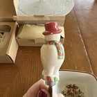 Longaberger Holiday Spreader And Natures Garland Small Square Bowl — photo 4