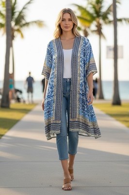 Avenue: Plus Size Tunic ( Duster Alisa ) Size 22/24 New With Tags 