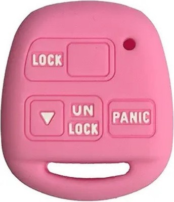 Silicone Key Fob Cover with 3 Buttons for 1511A12BBT HYQ12BBT 8907 Color: Pink