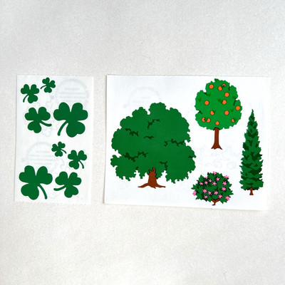 Mrs. Grossman's Trees Clover Stickers St. Patrick's Scrapbooking Journals Cards