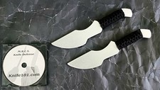 Knife Training Aluminum Hunter Knives Fighting FMA DVD Defense Kali Trainer