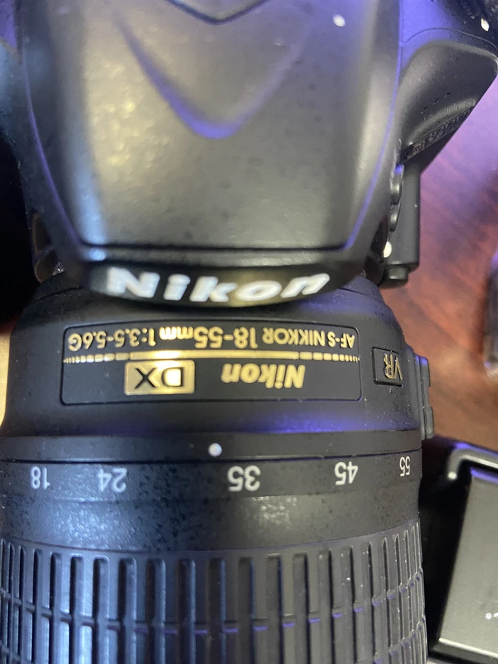 Nikon D3200 24.2MP Digital SLR Camera Body with 18mm to 55mm Lens - Image 2 of 4