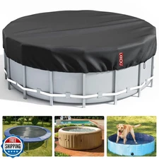 LXKCKJ 6 Ft Round Pool Cover, Solar Covers for Above Ground Pools