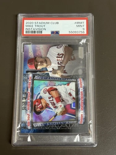 2020 Stadium Club Mike Trout #IR-MT Instavision PSA 9 LA Angels