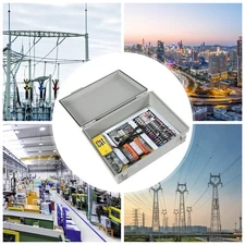 15*11*5.1" Hinged Cover Stainless Steel Latch Junction Box with Mounting Plate