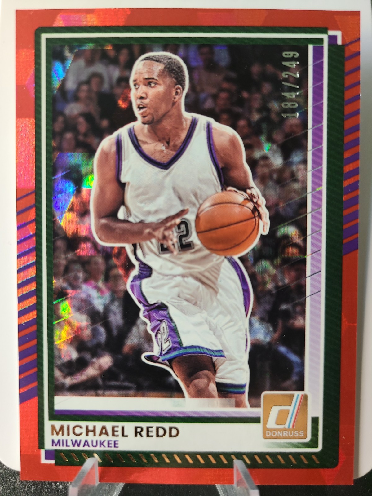 Michael Redd - Red Cubic /249 Bucks 2025-26 Donruss #160