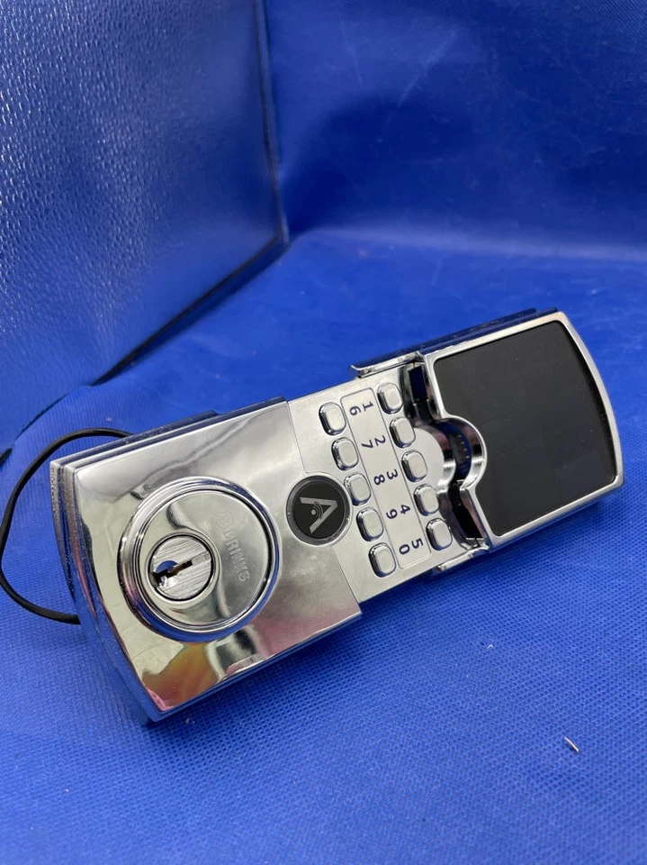 Cerradura de puerta Array By Hampton 23541-125 Barrington 1.5 Smart Wi-Fi conectada cromada Foto 2 de 4