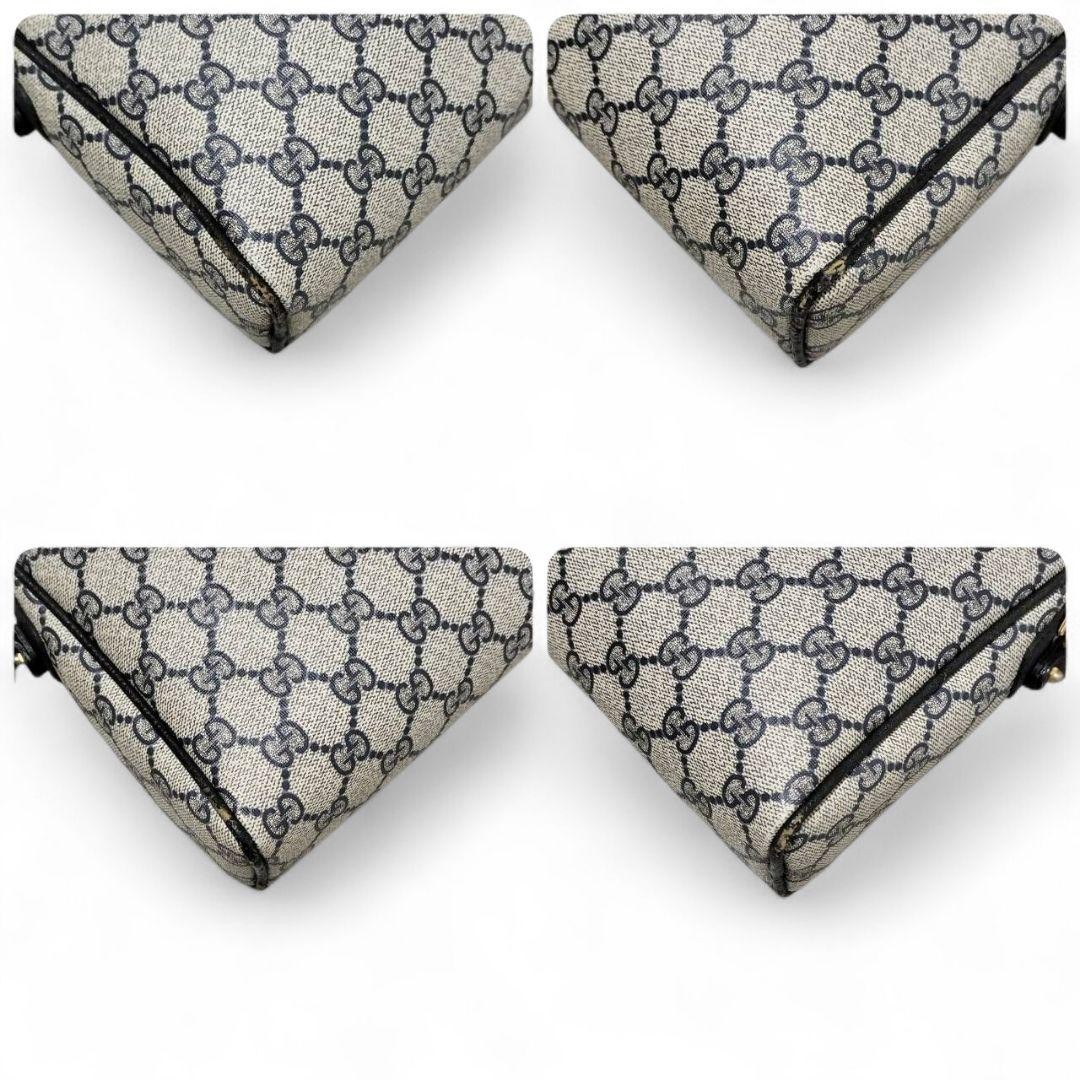 GUCCI Old GG Supreme PVC Shoulder Bag Navy Authentic Vintage Classic thumbnail 6