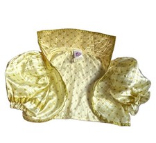 Sz M Girl s Ever After High Gold Costume top Dress Clothing Cloth 1-Piece