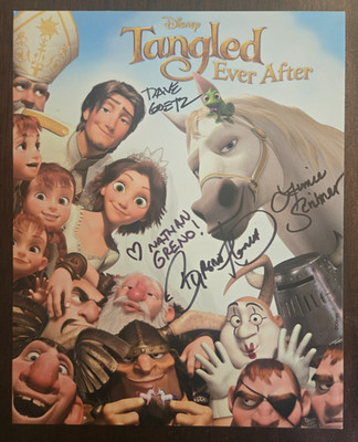 Tangled Ever After (2012) signed print from D23 Expo David Goetz Nathan Greno