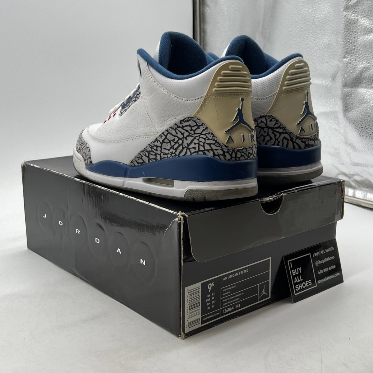 2001 air jordan 3 true blue
