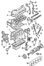 Genuine Nissan Engine Timing Chain Tensioner 13070-AU000