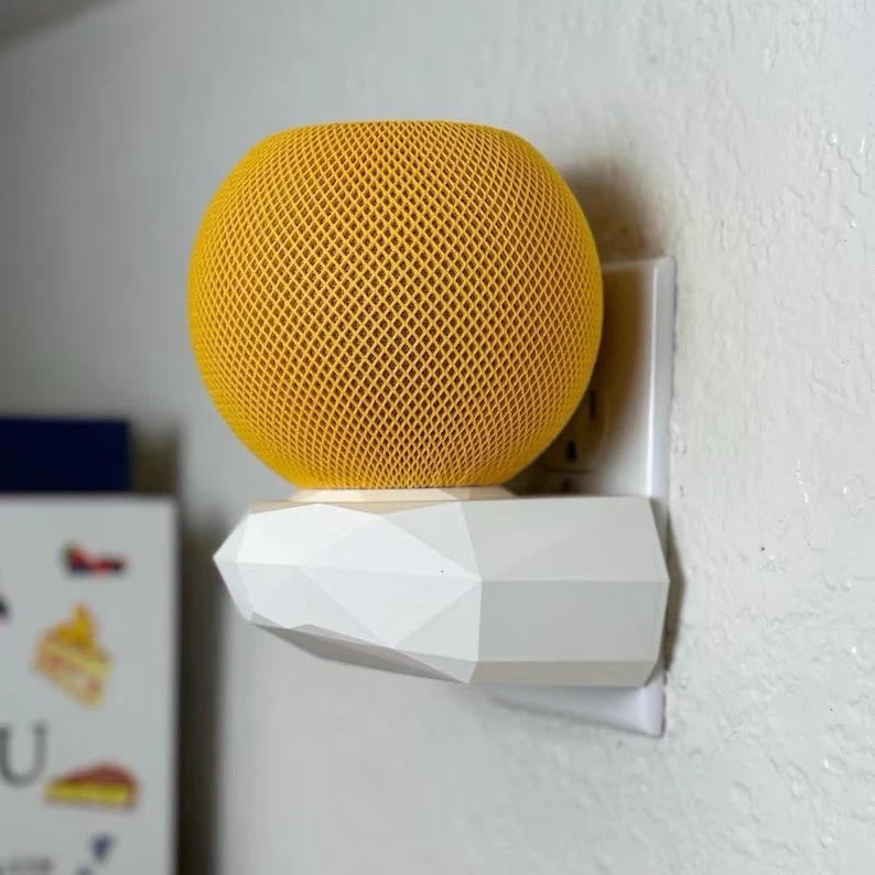 HomePod mini tomacorriente soporte enchufe EE. UU. • bajo poli • blanco Foto 2 de 4