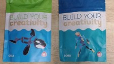 Sealed Wendy's Kids' Meal ORCA DIVER set "Build Your Creativity" NOS
