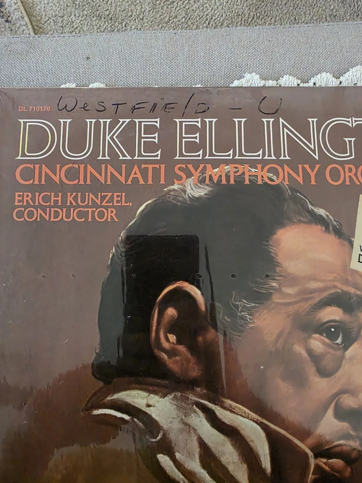 SEALED 1970 Duke Ellington Cincinnati Symphony Vinyl LP + Bonus 7" Commentary... - Image 3 of 4