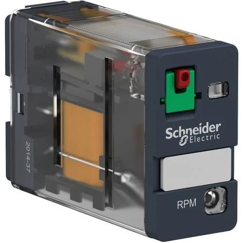 1pc SCHNEIDER ELECTRIC RPM12JD Relay RPM Power Plug-In Relay,15 A,12 V DC,1
