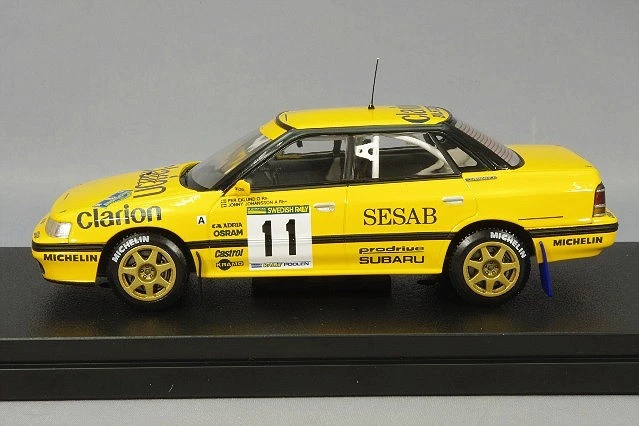 HPI HPI8273 1/43 Subaru Legacy RS #11 Rally Svedese 1992 Modello Diecast MIRAGE - Immagine 2 di 4