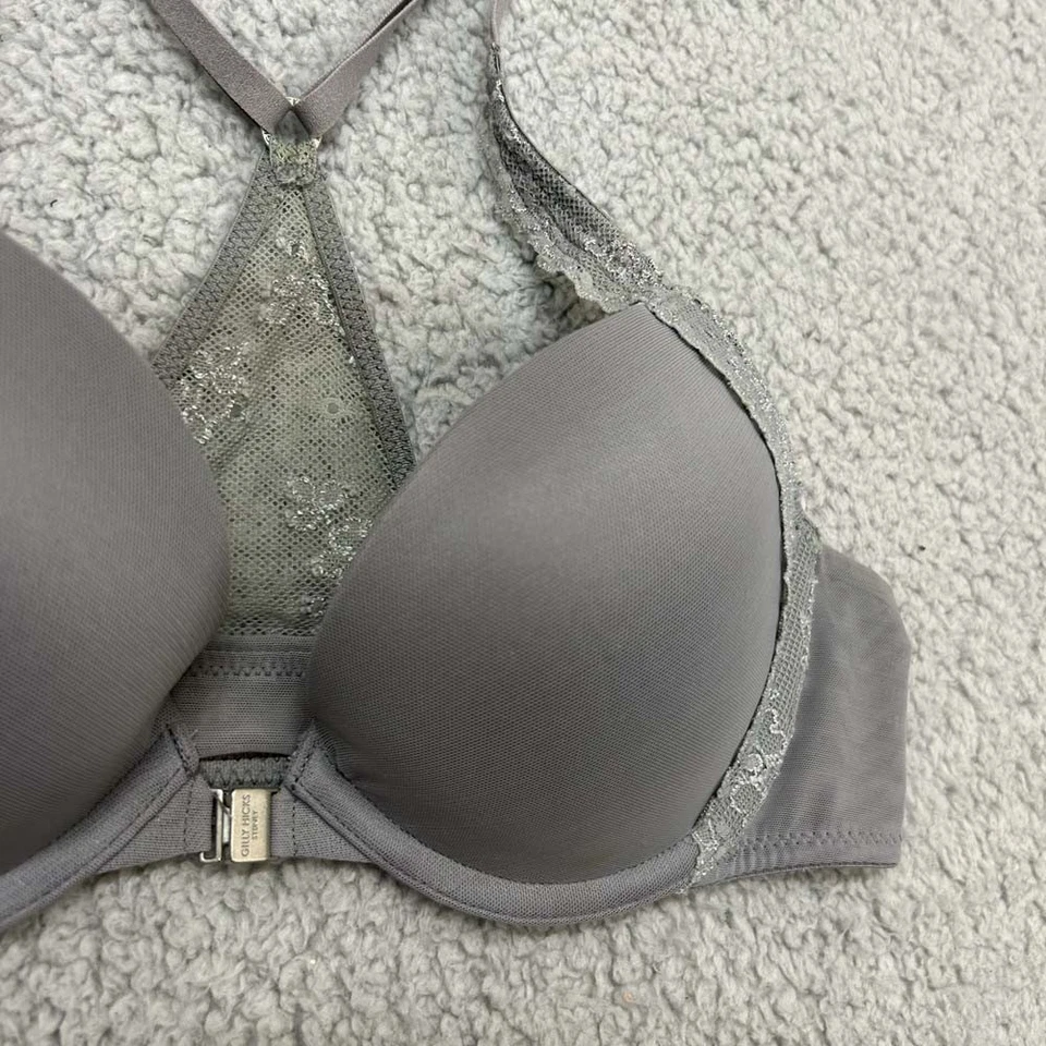 Sujetador Gilly Hicks 34B Plunge Nicole cierre frontal Foto 3 de 4