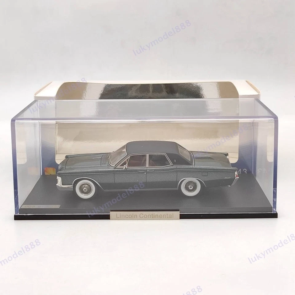 GLM Models 1/43 Lincoln Continental 1969 GLM43103102 Green Resin Car Collection - Image 2 of 4