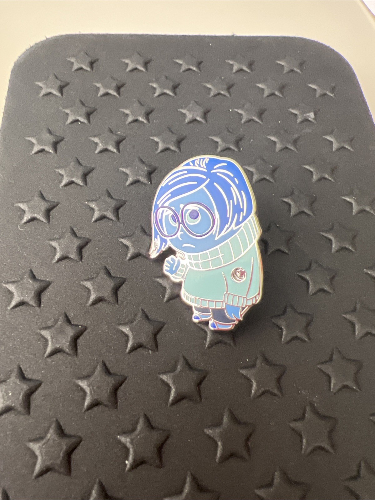 2025 Disney Parks WDW Hidden Disney Pin Sadness Blue Series Hidden Mickey Pin