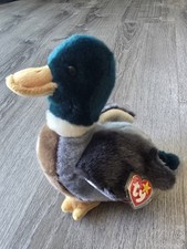 VTG Ty Beanie Buddy "Jake" the Mallard Duck 14" Retired 1998 EUC - Cabin Decor