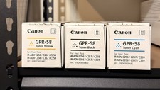 Brand New - Canon GPR-58 Toner lot of 3 Cyan Black Yellow CYK 
