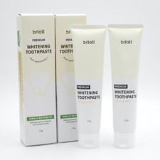 BRIALL Premium Whitening Toothpaste 120g x 2ea Fresh Breath Oral Mint K-Beauty