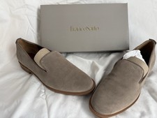 Franco Sarto Jeena Loafer Women's Genuine Suede Leather Shoes Cocco - NEW