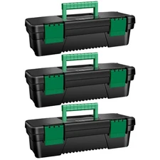 10 Inch Tool Box Plastic Tool Storage Box with Handle for Carpentry and5847