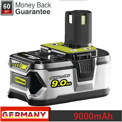 18V 9.0Ah TOOLS Akku für RYOBI One Plus Lithium RB18L50 Or P108 P104 Batteries