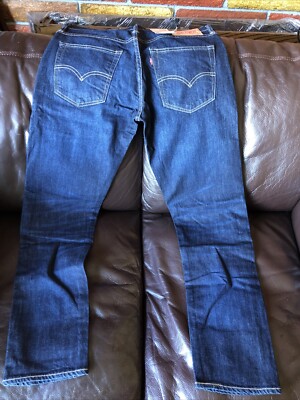 Levis 508 Jeans Blue SZ 31W X 34L Reg Straight Fit Denim IMPRESSIVE Design NEW